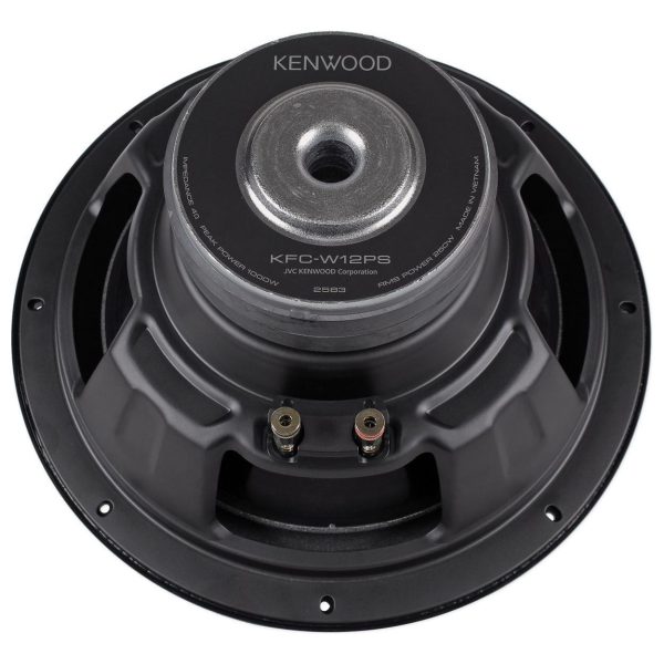 (2) Kenwood KFC-W12PS 12  1000w Subwoofers+Vented Sub Box+Amplifier+Amp Wire Kit Sale