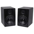 2) Rockville APM8B 8 500w Studio Monitors+36  Stands+Pads+Headphones+Mic+Shield Hot on Sale