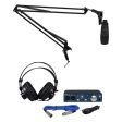 Presonus Audiobox ASMR Recording Streaming Kit w Interface+Microphone+Headphones Hot on Sale