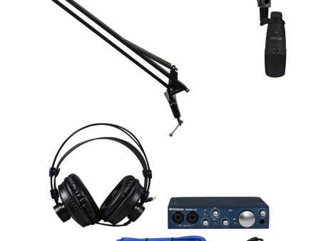 Presonus Audiobox ASMR Recording Streaming Kit w Interface+Microphone+Headphones Hot on Sale