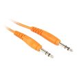 12 Rockville RCTR110O Orange 10  1 4   TRS to 1 4   TRS  Cable 100% Copper Online