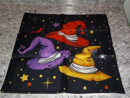 Halloween Witch Hats 18in Pillow Cover Online Hot Sale