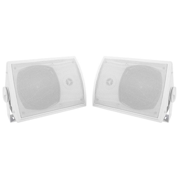 8) Rockville HP5S 5.25  Outdoor Indoor Home Theater Patio Speakers+Swivel Mounts Supply