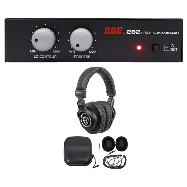 BBE 282IR Desktop Sonic Maximizer w RCA Inputs Outs+Recording Studio Headphones Cheap