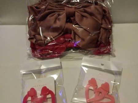 Hair Clips with Pink Bows, Set of 6 Online