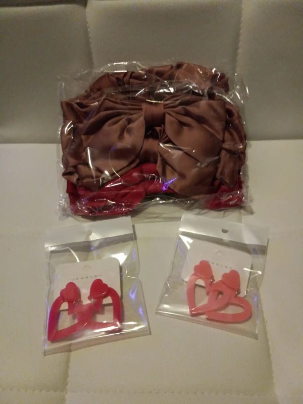 Hair Clips with Pink Bows, Set of 6 Online