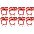 8 Rockville RCTR106R Red 6  1 4   TRS to 1 4   TRS  Cable 100% Copper Online now