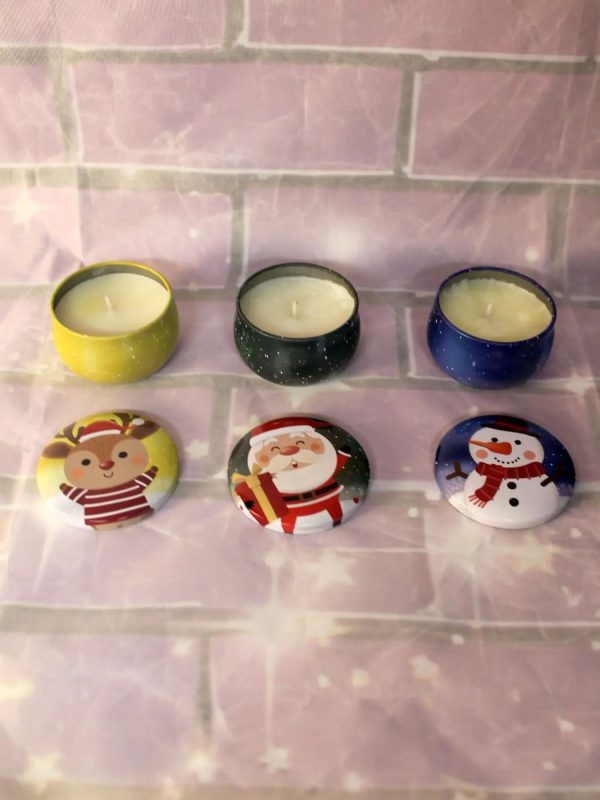 Christmas Small Tin Scented Candles Fashion