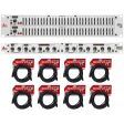 DBX 231S Dual 31 Band Graphic Equalizer Audio Rack Mount EQ+Compressor+Cables Online