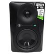 (2) Mackie MR524 5” 50w Powered Studio Monitors+Condenser Mic+Stands+Pads+Shield For Discount