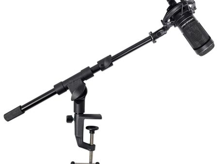 Audio Technica AT2050 Studio Recording Podcast Podcasting Microphone+Desk Stand For Cheap