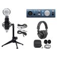 1-Person Podcast Podcasting Recording Kit Presonus Audiobox Ione Interface+Stand Cheap