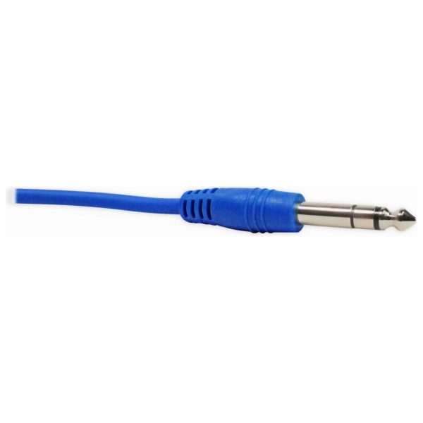 8 Rockville RCTR103BL Blue 3  1 4   TRS to 1 4   TRS Cable 100% Copper Sale