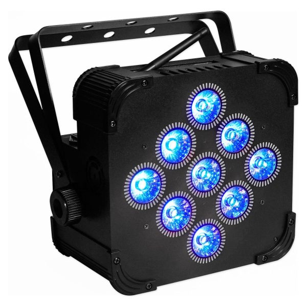 12) Rockville BEST PAR 60 Rechargeable Par Can Wash Lights Wireless DMX+RGBWA+UV Supply