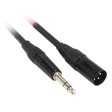 8 Rockville RCXMB3-R Red 3  Male REAN XLR to 1 4   TRS Balanced Cables Sale