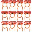 12 Rockville RCTR106O Orange 6  1 4   TRS to 1 4   TRS  Cable 100% Copper For Sale