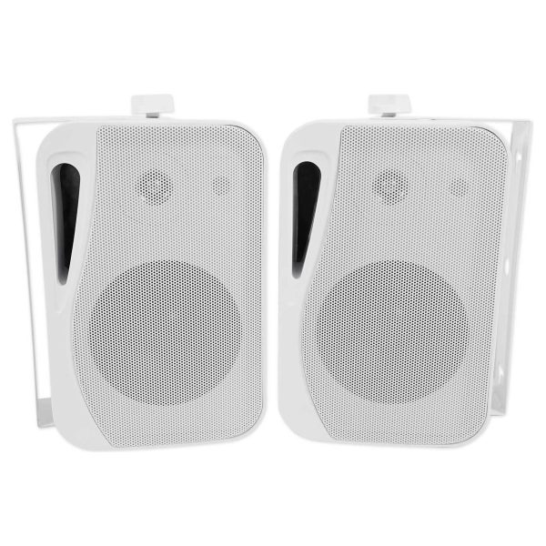 4) Rockville HP4S 4 inch Outdoor Indoor Home Theater Patio Speakers and Swivel Brackets For Cheap