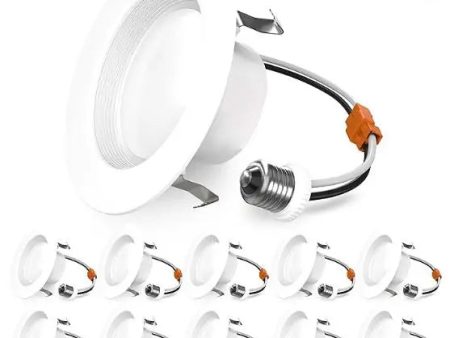 12 Pack Retrofit LED Recessed Lighting 6 Inch For Sale