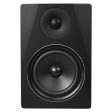 2) Rockville DPM6B 6.5  420 Watt Studio Monitors+Stands+Headphones+Mic+Shield Fashion