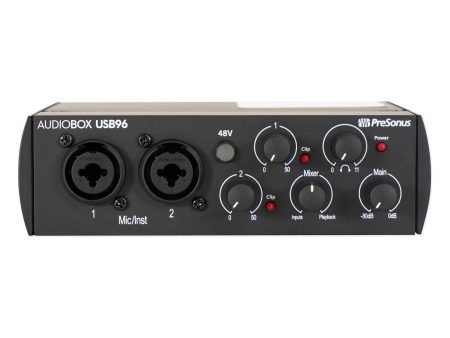 PRESONUS AUDIOBOX 96 Black 2x2 Audio Recording USB Interface 25th Anniversary Online Hot Sale