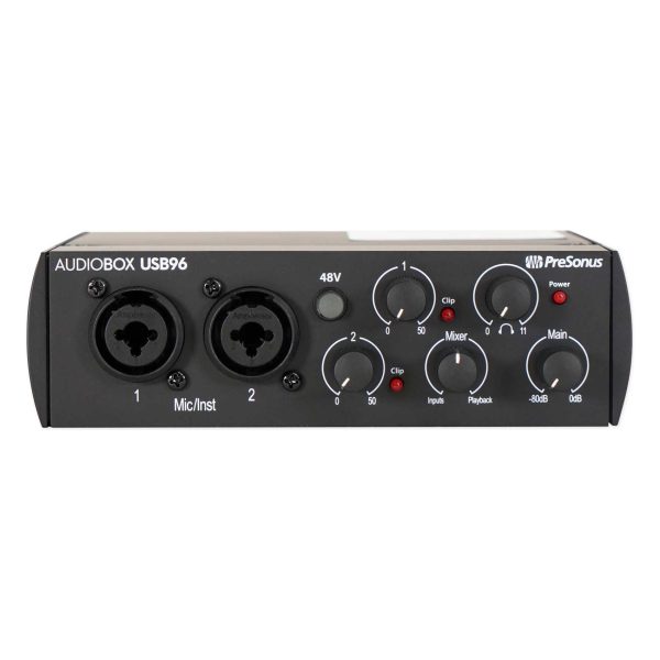 PRESONUS AUDIOBOX 96 Black 2x2 Audio Recording USB Interface 25th Anniversary Online Hot Sale