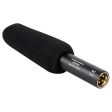 Audio Technica AT875R Short Shotgun Condenser Microphone w  Line+Mic Stand Online now