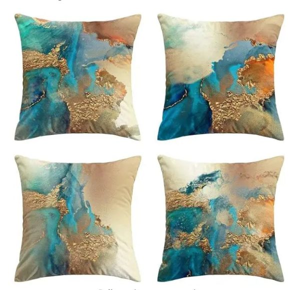 Throw Pillow Covers, 4 pcs For Discount