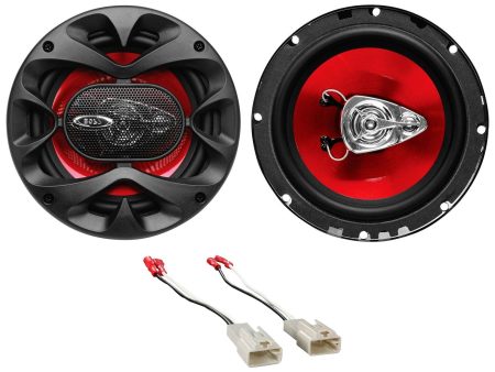 Boss 6.5  Front Factory Speaker Replacement Kit For 2003-08 Toyota Corolla Sale