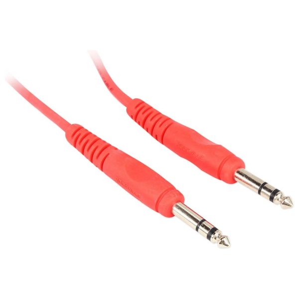 4 Rockville RCTR106R Red 6  1 4   TRS to 1 4   TRS Cable 100% Copper Discount