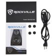 Rockville DPM5W 5.25 inch 2-Way 150W White Active Powered Studio Monitor Speaker on Sale