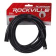 (3) Rockville RMC-XLR Metal Handheld Wired Microphones+(3) 100% OFC XLR Cables Supply