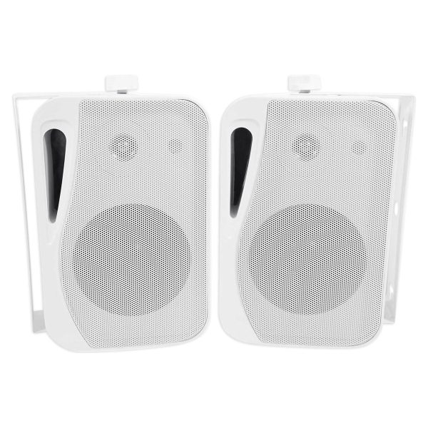 (6) Rockville HP4S-8 4  Outdoor Indoor Home Theater Speakers w  Swivel Brackets Fashion