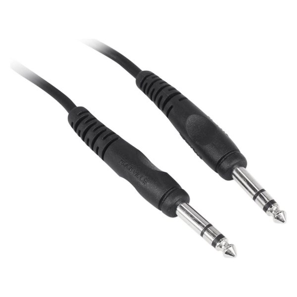 8 Rockville RCTR125B 25  1 4   TRS to 1 4   TRS Cable, Black, 100% Copper Supply