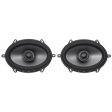 (4) Polk Audio MM572 5x7  1200 Watt Car Speakers Bundle with 4-Ch Amplifier, Wires & Rockmat Sale