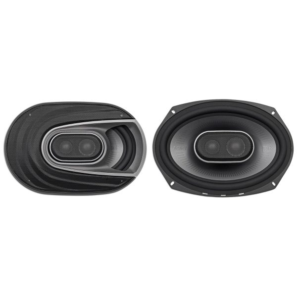 (4) Polk Audio MM692 6x9” 1800w Car Audio Marine Speakers+4-Ch Amp+Rockmat+Wires Online Hot Sale