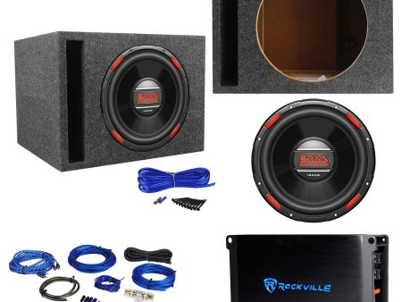 Boss Audio AR120DVC 12  1600w DVC Subwoofer+Vented Box+Mono Amplifier+Amp Kit Online