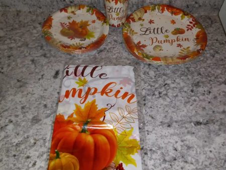 Little Pumpkin Baby Shower Table Set Hot on Sale