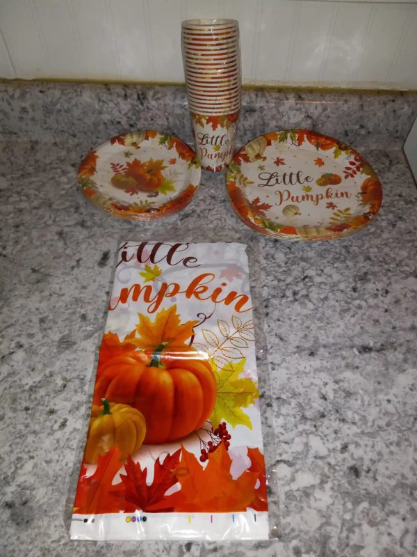 Little Pumpkin Baby Shower Table Set Hot on Sale