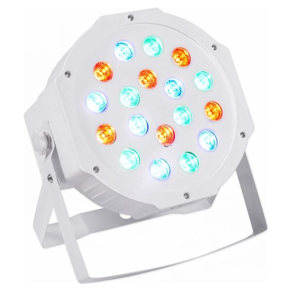 24 Rockville RockPAR50 WHT RGB Par Can DJ Club Wash Lights+384 Ch DMX Controller For Discount