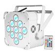 12 Rockville BEST PAR 60 White Rechargeable Wash Up-Lights Wireless DMX+RGBWA+UV Online Sale