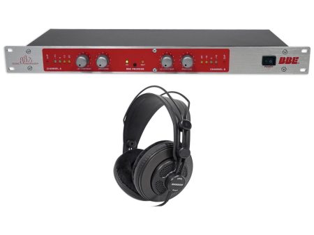 BBE 882I Pro Studio Sonic Maximizer Signal Sound Processor+Samson Headphones Supply