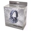 2) Rockville APM8W 8  Active Studio Monitors+Stands+Mic+Headphones+Iso Shield Online now