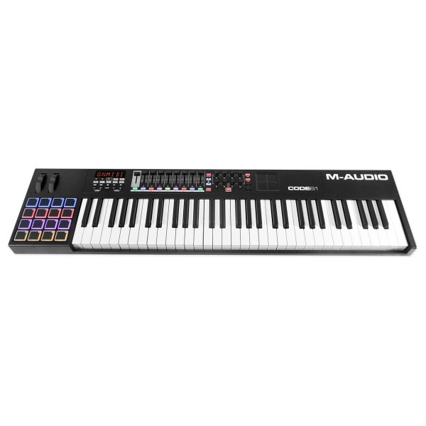 M-Audio Code 61 61-Key USB MIDI Keyboard Controller w  X Y Pad CODE61+Headphones on Sale