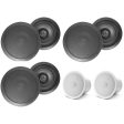 (6) HC655 6.5  500 Watt Black In-Ceiling Home Theater Speakers+JBL Subwoofers on Sale