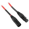 4 Rockville RCXFM100P-R Red 100  Female to Male REAN XLR Mic Cable 100% Copper Online now