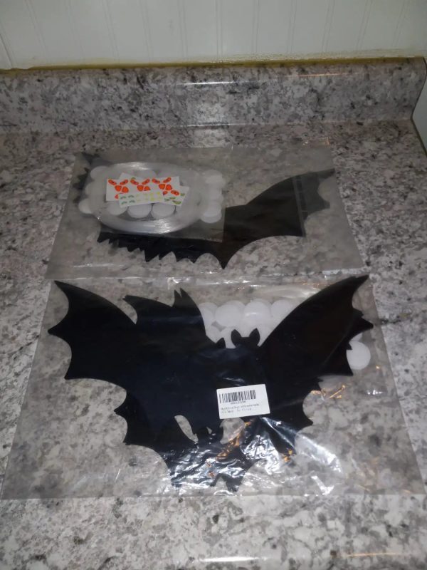 18pc Hanging Halloween Decorations Bats For Sale