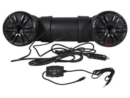 Boss Audio ATV25B Dual 6.5  Off Road ATV UTV Jeep Powered Sound System + Remote Cheap