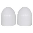 Pair Rockville MAC80W 7.7” White Aluminum Wakeboard Tower Speaker Pods
 and Covers Sale