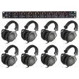 (8) Beyerdynamic DT-770-PRO-32 Studio Tracking Headphones+Mackie Headphone Amp For Sale