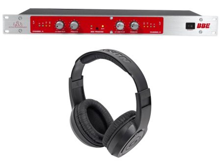 BBE 482I Sonic Maximizer Signal Sound Processor Dual Mono DJ 482 I + Headphones Online Hot Sale